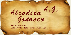 Afrodita Godočev vizit kartica